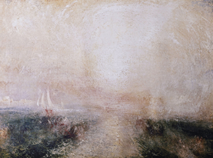 Reproduction sur toile William Turner, Yacht approchant de la côte